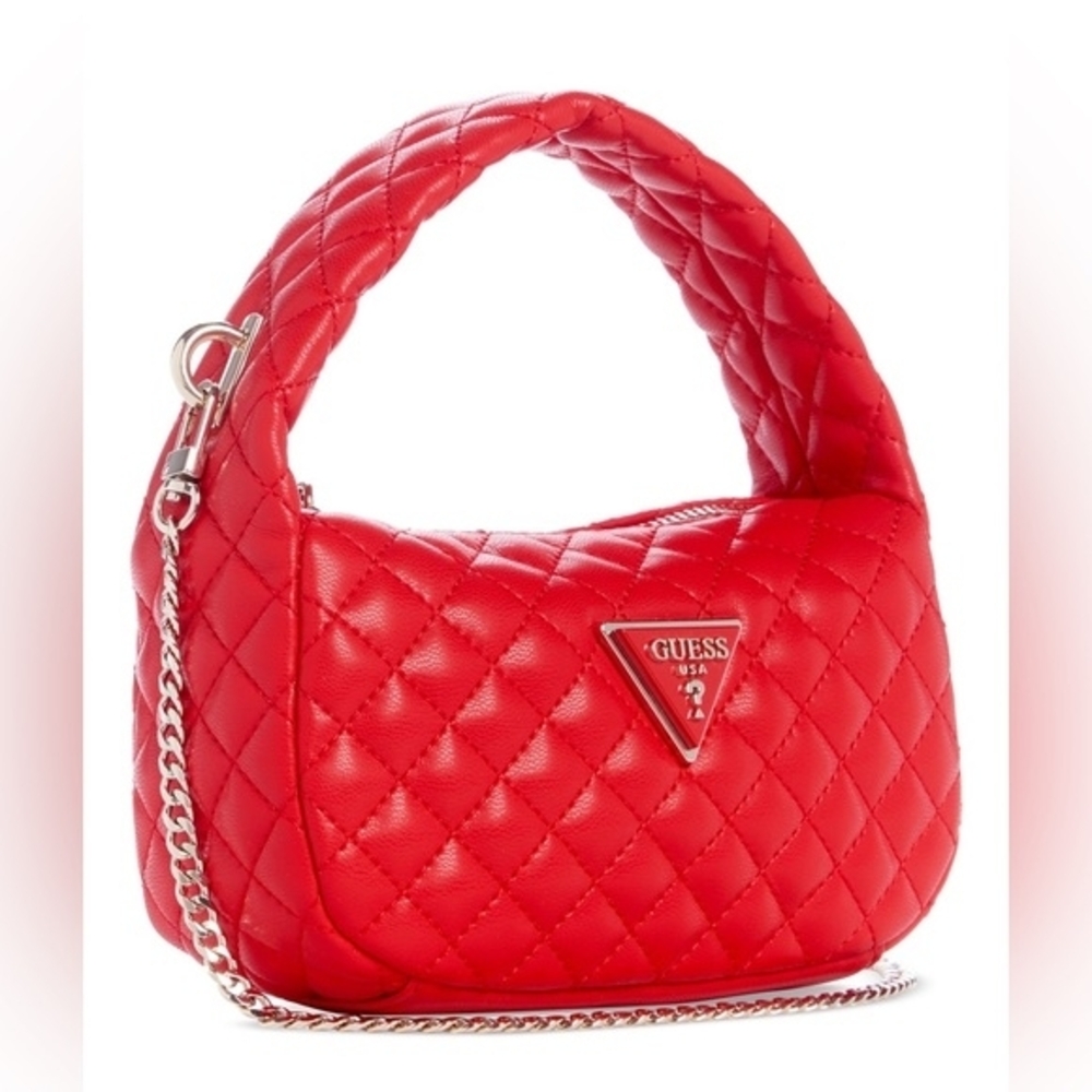 GUESS Mini Quilted Chain Bag